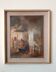Interior painting oil on panel Guido Guidi 40s/50s