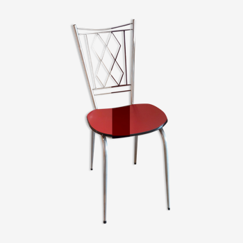 red formica chair