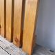 Pine mirror coat rack 1980