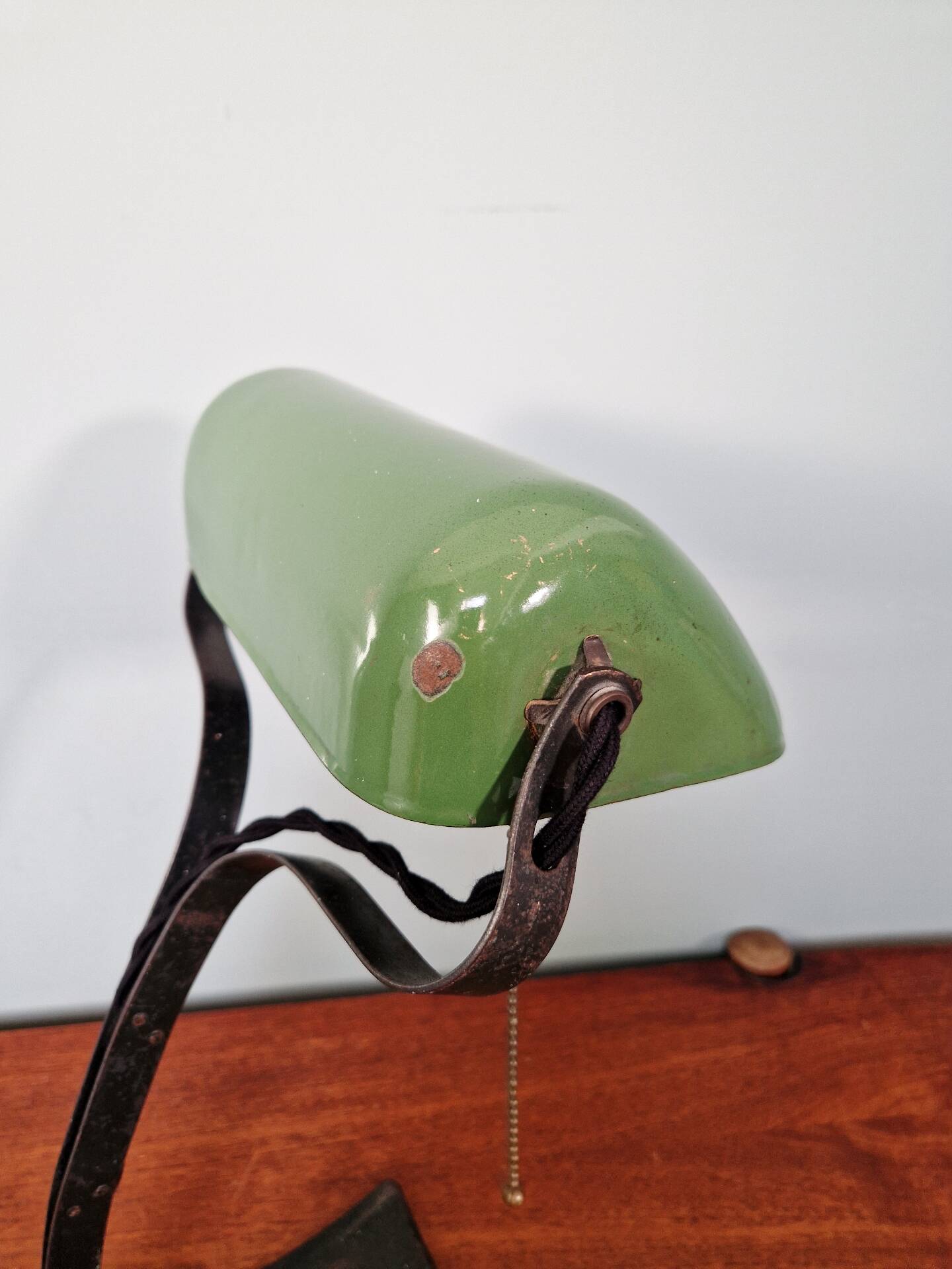 Bauhaus style banker’s lamp, Schaco (Germany), 1920-30