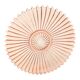 Art Deco Fruit Bowl Pink Pressed Glass Depression Glass 30cm
