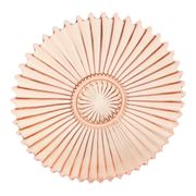 Art Deco Fruit Bowl Pink Pressed Glass Depression Glass 30cm