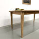 Campaign table in oak and pine, 1970s