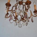 Chandelier pendants golden era end XIX 6 lights