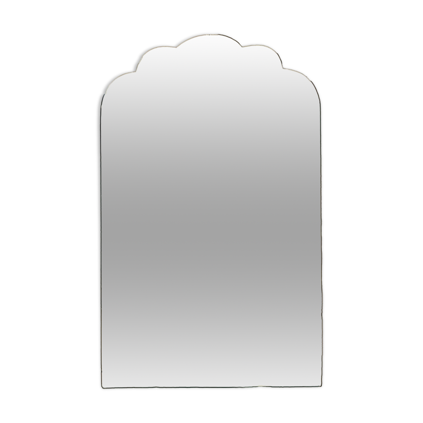 Old beveled mirror 53x82cm