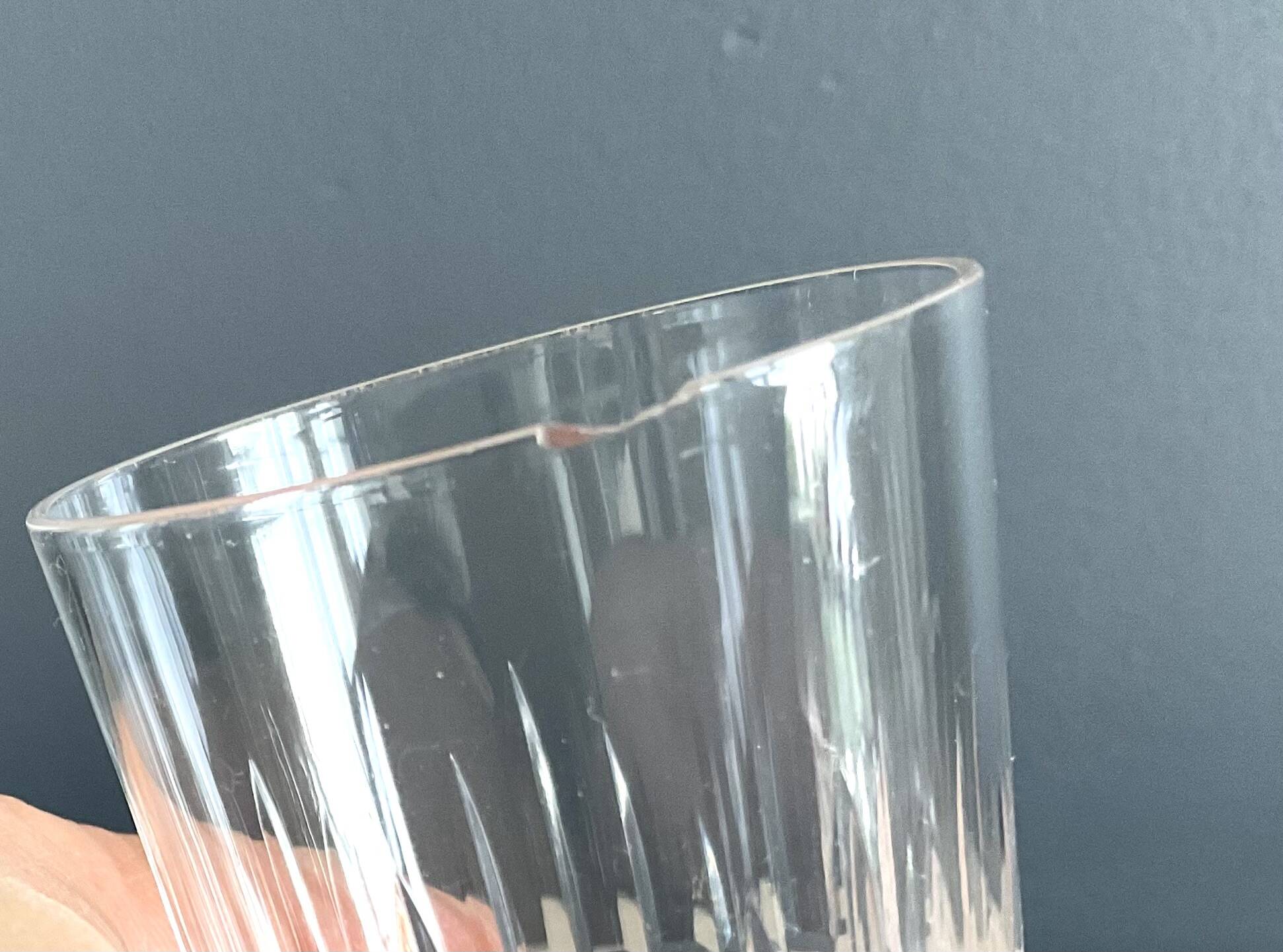 Set of 10 baccarat tumbler glasses nancy model