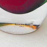 Kjell Engman vase for Kosta Boda in blown glass, Sweden