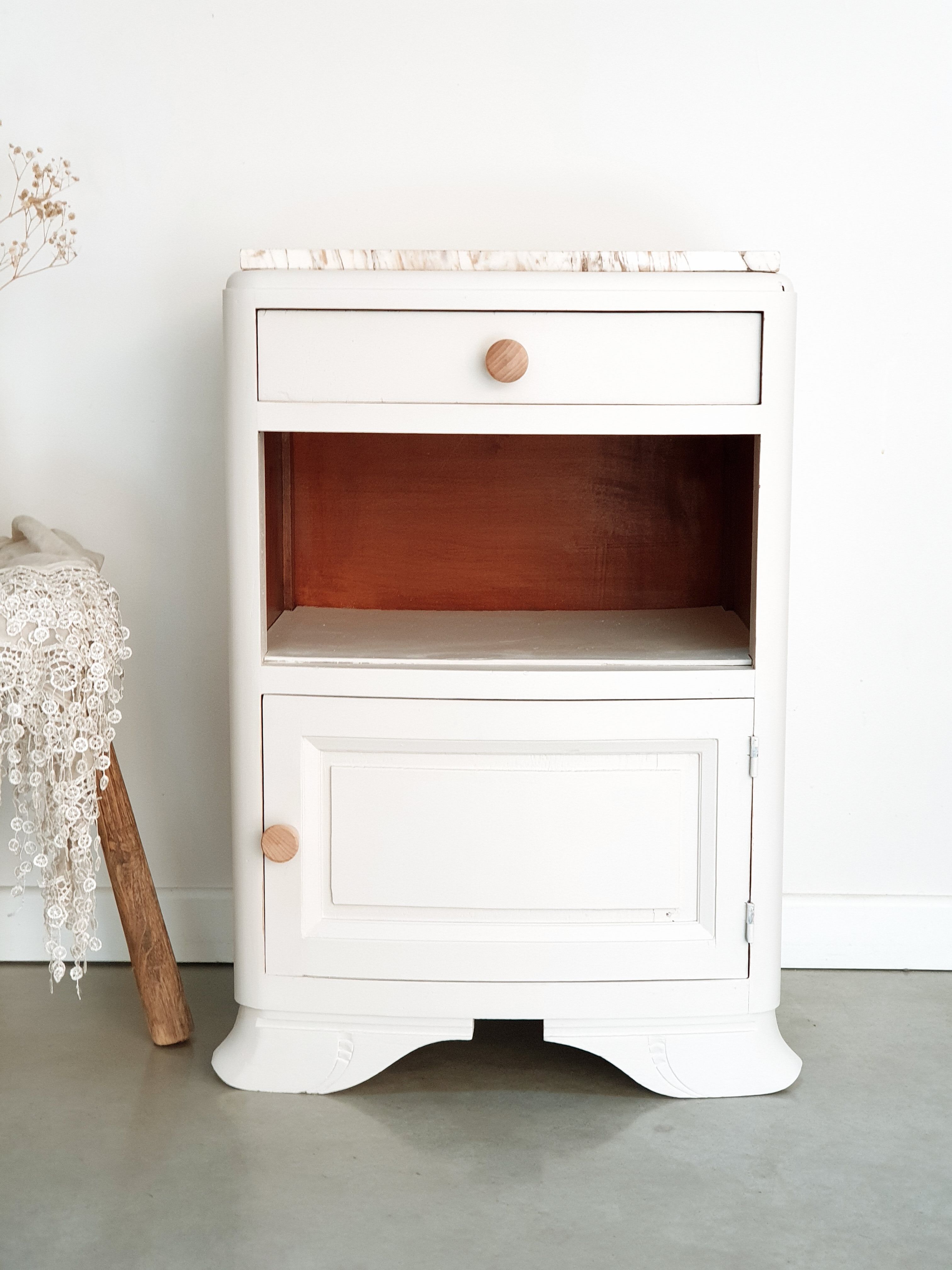 Art deco bedside table