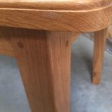 Table to eat solid blond oak oblong shape