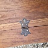 Wooden chest with lion paws