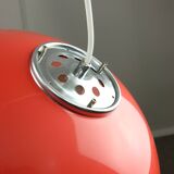 Space Age Italian Red Jolly Pendant Lamp from Guzzini