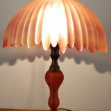 Kaelle lamp in glass paste and brass.