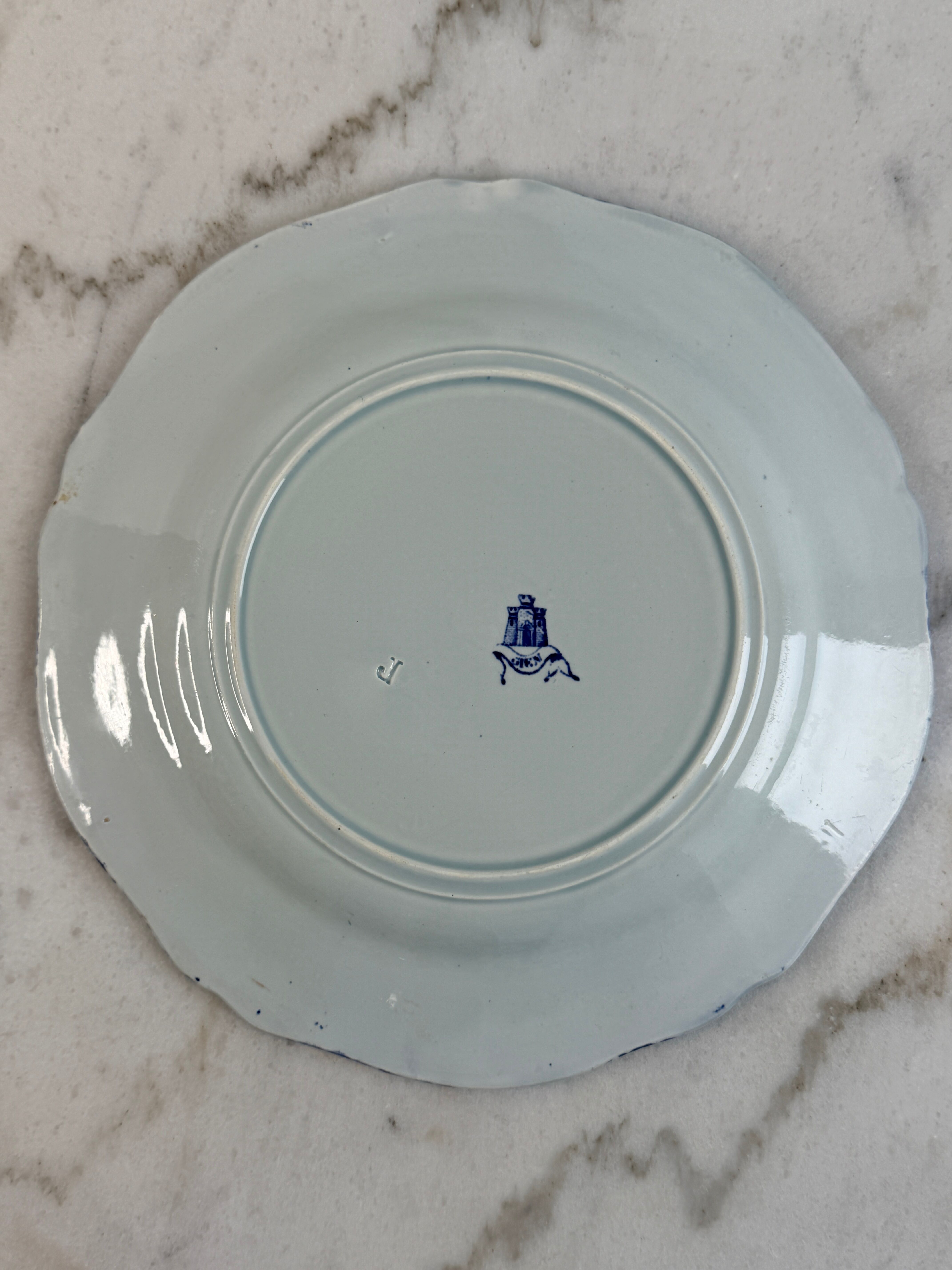 Assiette terre de fer - Gien