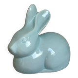 Lapin coton faïence bleue