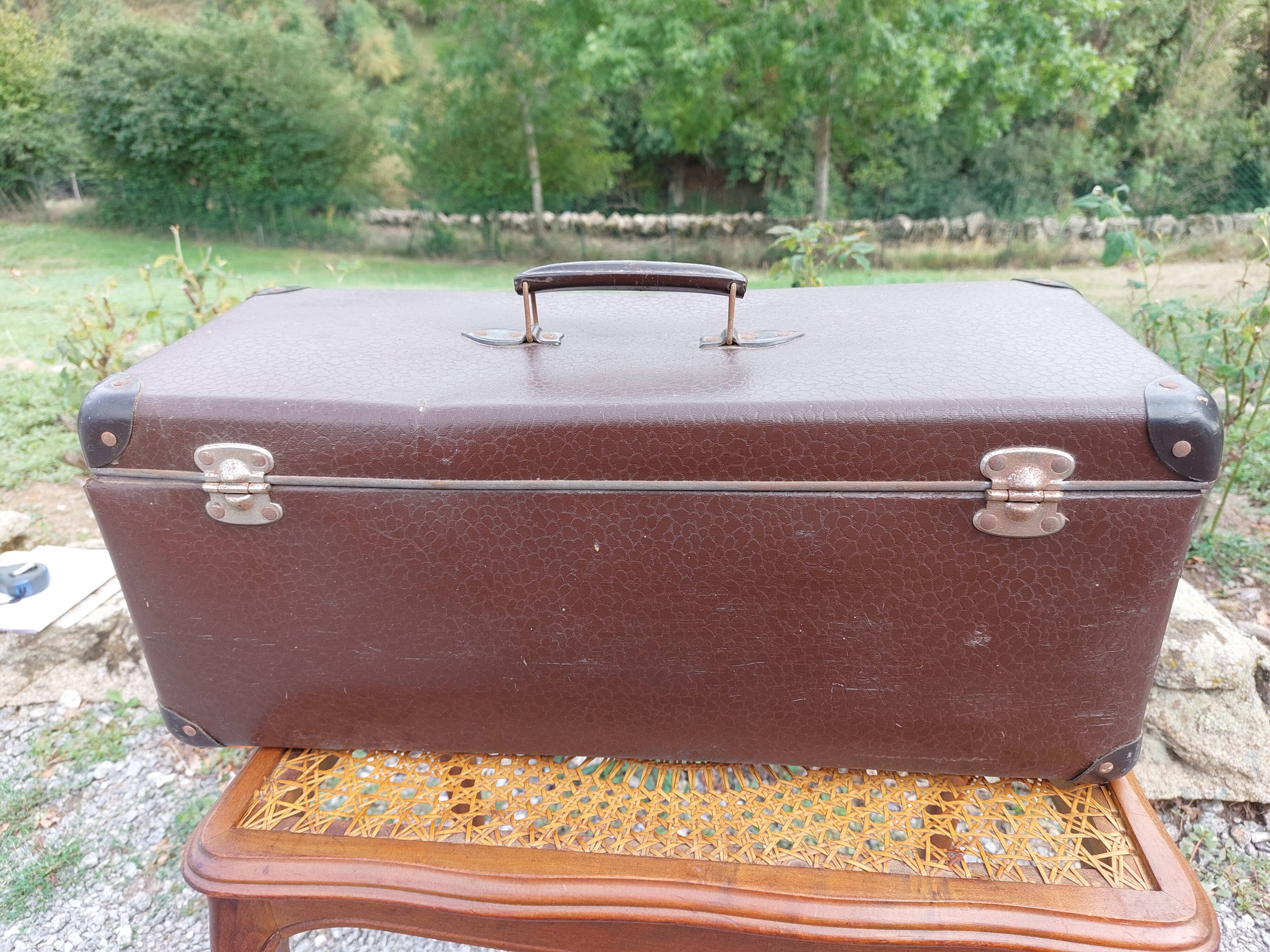 antique suitcase, original format