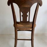 4 Chaises paillées anciennes