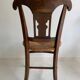 4 old straw chairs