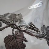 Aiguière ancienne décor étain