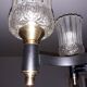 Chandelier with 6 arms from the 50s/60s