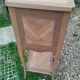 Antique Louis XVI style marquetry bedside table