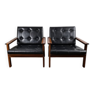Paire de fauteuils en