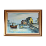 Huile sur toile d'Alan Simpson