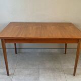 Vintage teak table with extensions