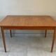 Vintage teak table with extensions