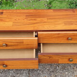 Low furniture, wood, 4 drawers, vintage, 60