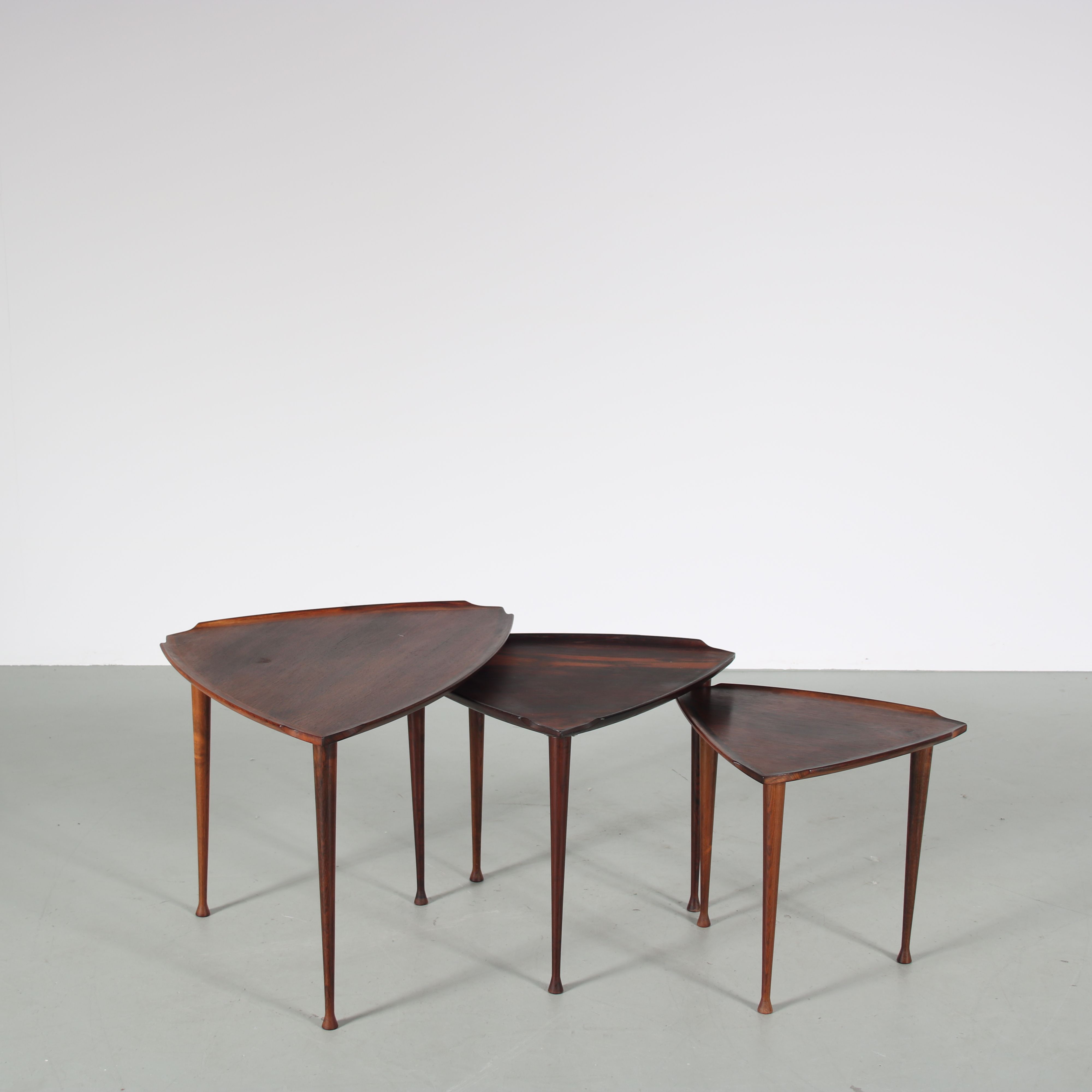 Tables by Poul Jensen for Selig, Denmark 1950
