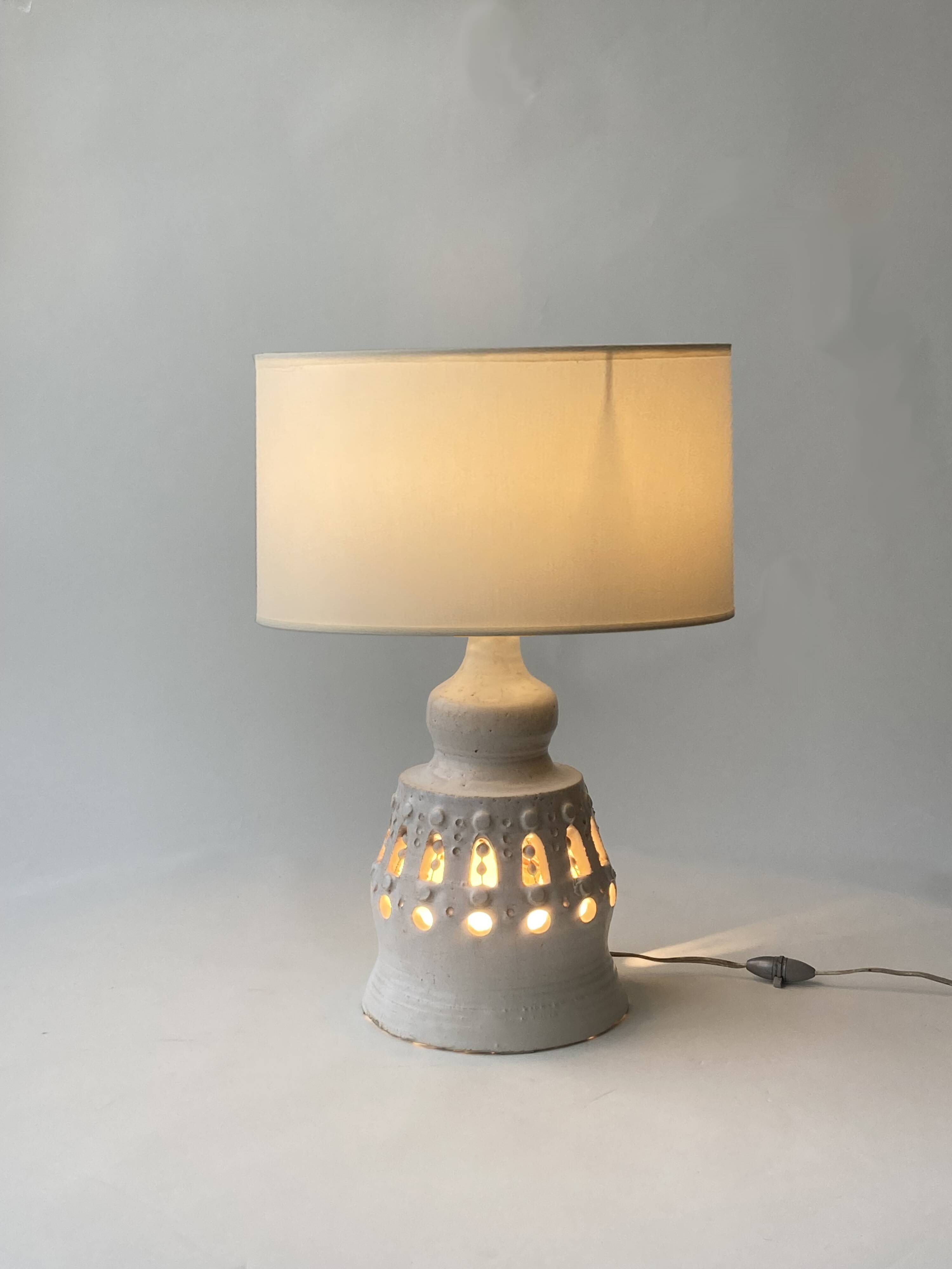 Georges Pelletier Ceramic Lamp 1960