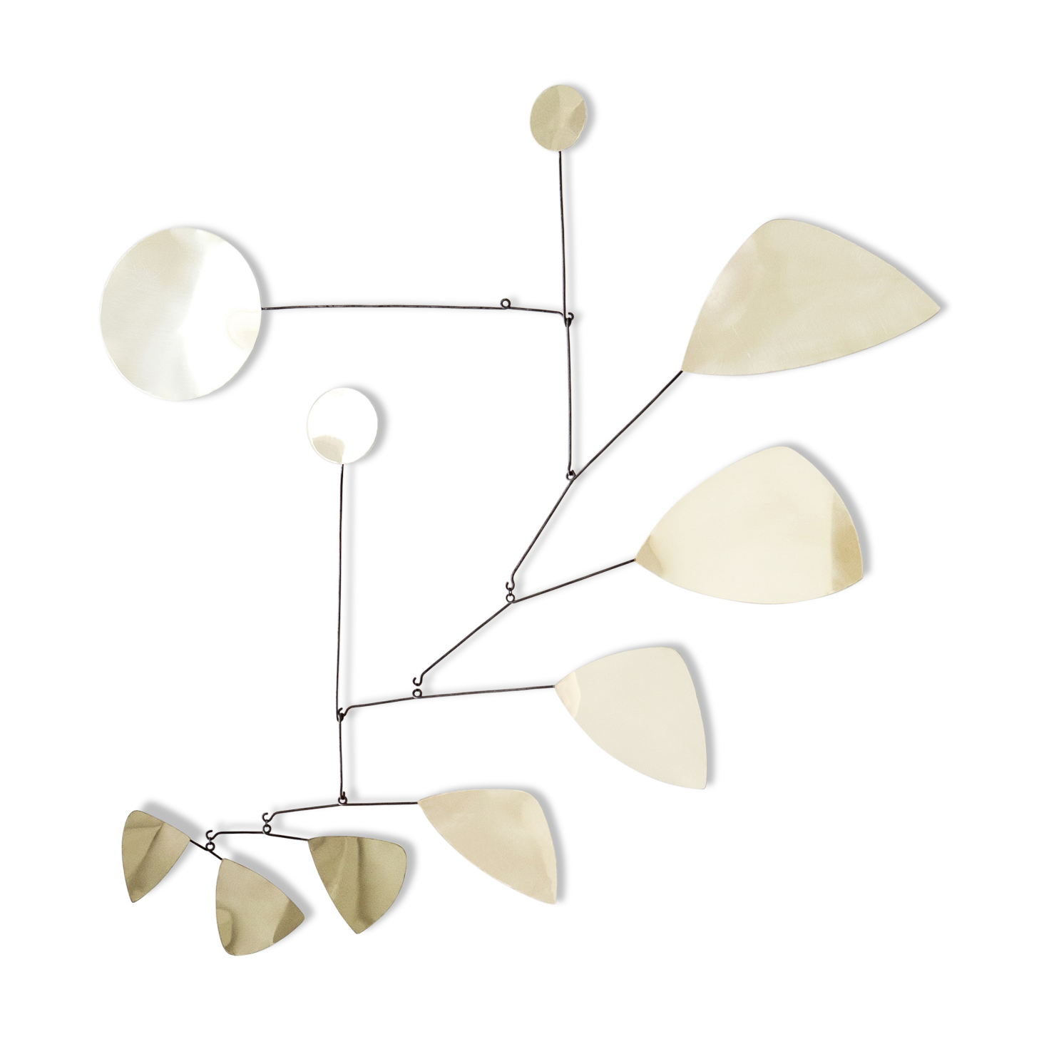 Modernista mobile brass 65 x 70 cm