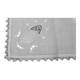 4 embroidered linen napkins