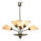 Mid-Century Chandelier by Kamenicky Senov, Czechoslovakia, 1950s