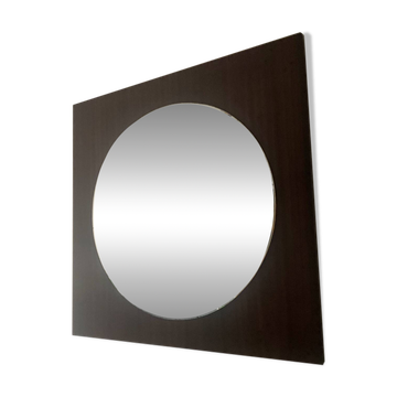 Miroir scandinave en teck, années 60