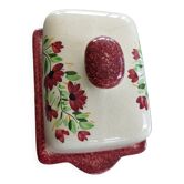 Artisanal decorative butter dish