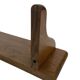 Vintage oak wall rack book shelf 1960s wood minimalist design