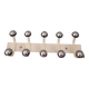 White lacquered coat rack Circa 1950