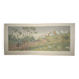 Lithographie par Henri Rivière L'Averse - La Féérie des Heures