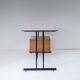Mid- Century Modern Writing Desk, Brass and Metal, Italy 1960s