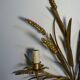 Wall lamp in gilded metal sheaf of wheat 1970s