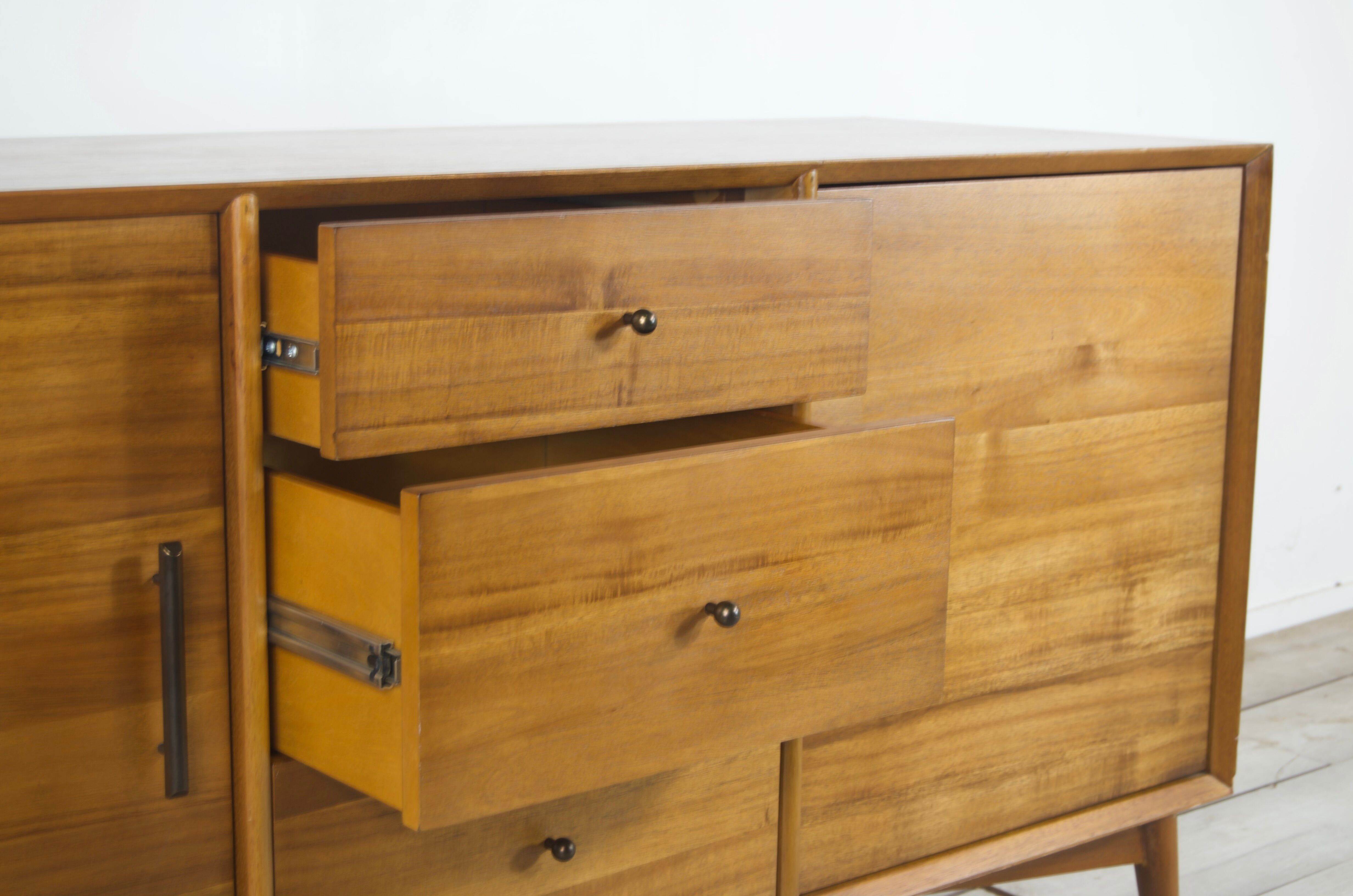Midcentury scandinavian walnut sideboard