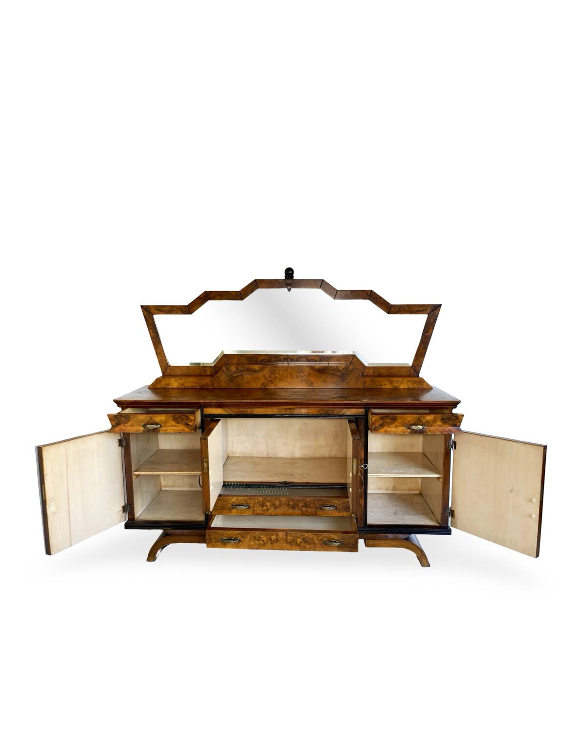 Crédence/buffet Art déco italien, années 1920.