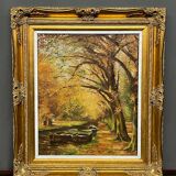 Autumn landscape. Impressionism.