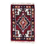 Tapis vintage du Moyen-Orient Hamadan fait main en laine – 40 x 59 cm – Ann