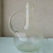 Bubble glass carafe