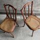 Paire de chaises bistrot cannées par Thonet