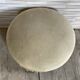 Pouf vintage en velours vert pâle, années 50