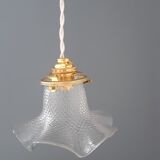 Old tulip hanging lamp