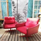 Pair of swivel chairs